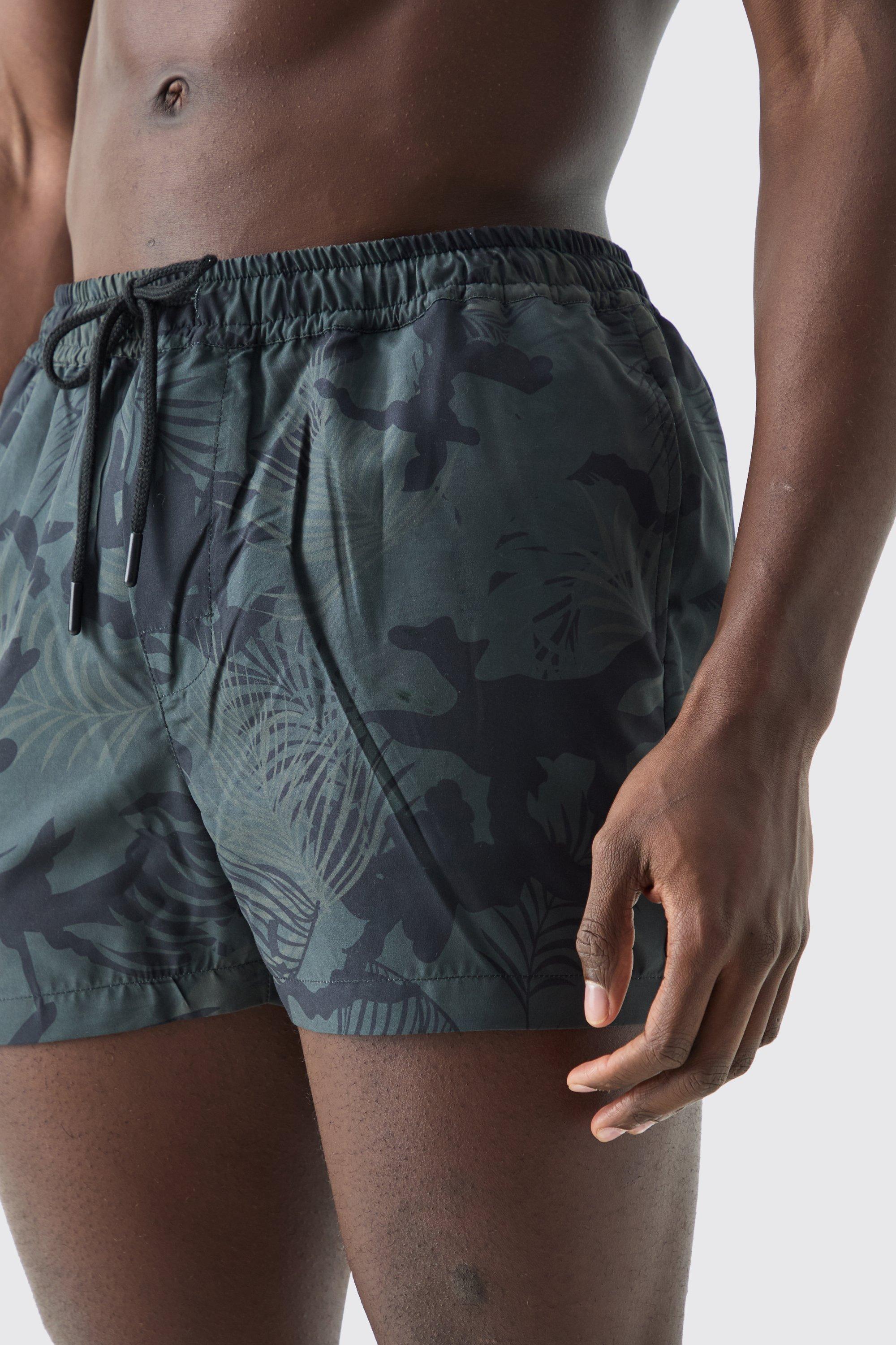 Grey camo swim on sale shorts